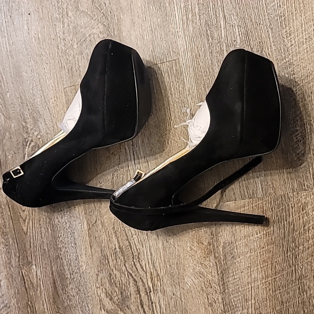 Women's Suede Like Platform 6 inches heel